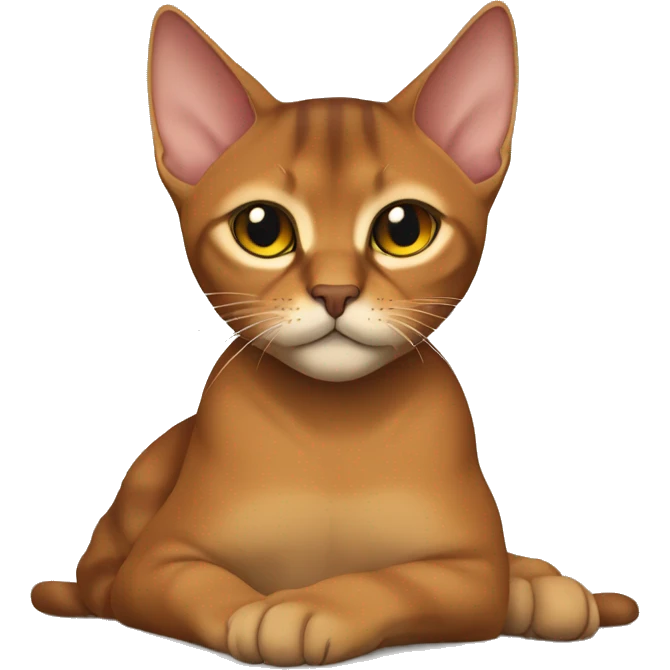 abyssinian cat mill sleeps emoji