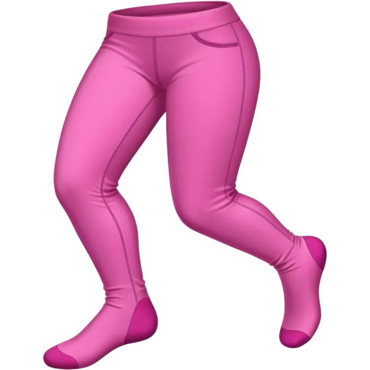 meia calça rosa dobrada sozinha emoji