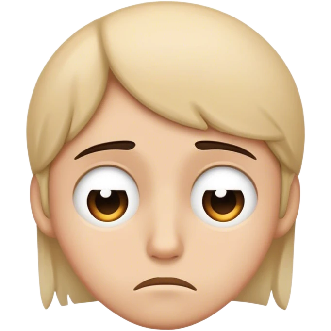 Sad but ehh emoji