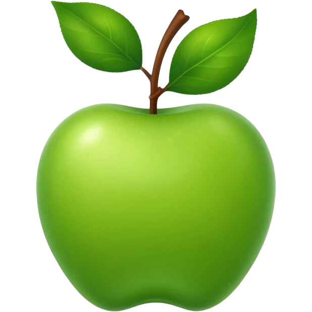 green apple emoji