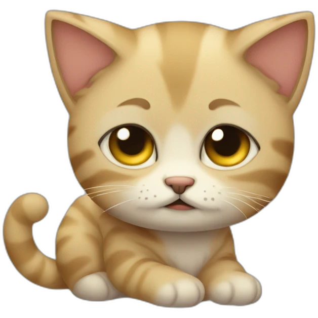 Gatito triste emoji