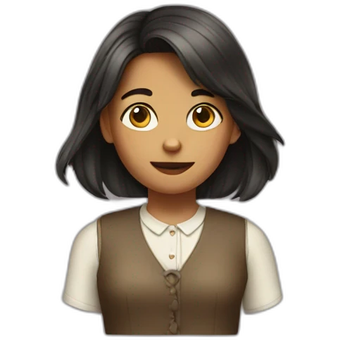 terrible girl wearing loafers emoji