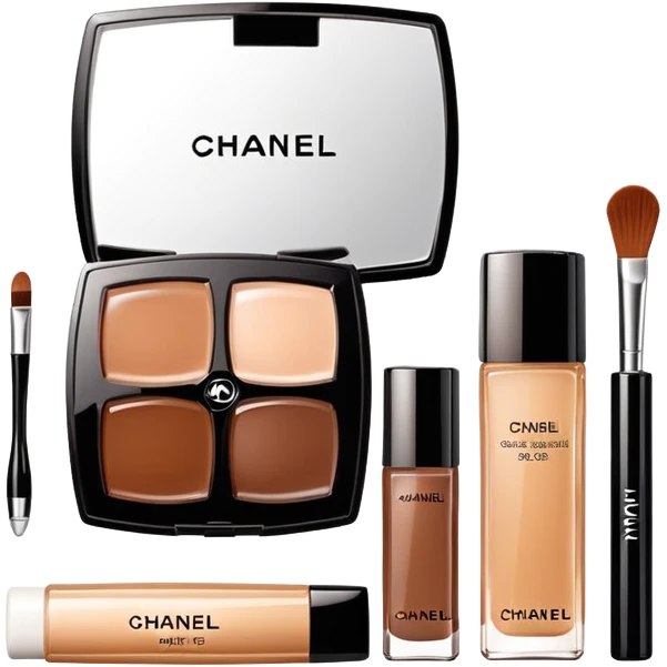 Brown Chanel skin care Kit emoji