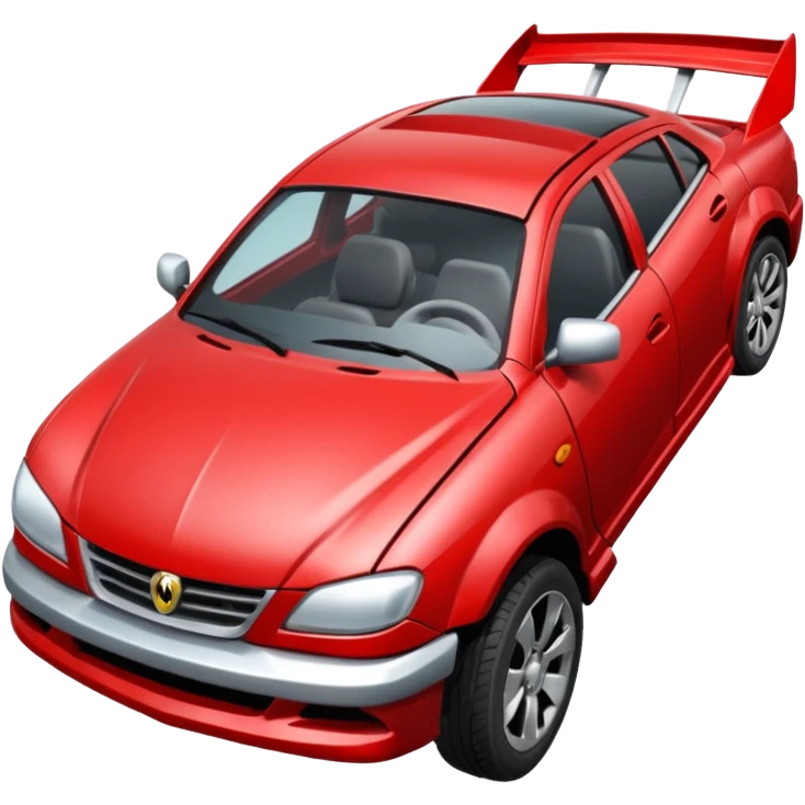 Car cross emoji