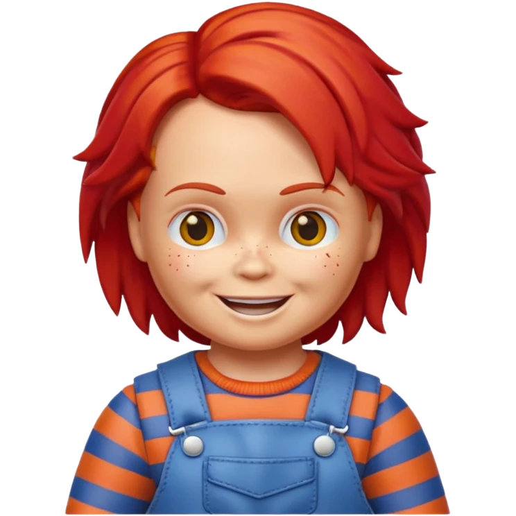 Un emojin de chuky emoji