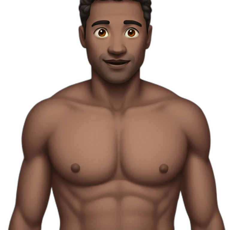 Man chest emoji