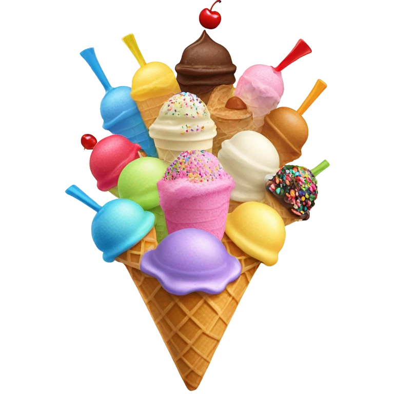 Ice cream emoji