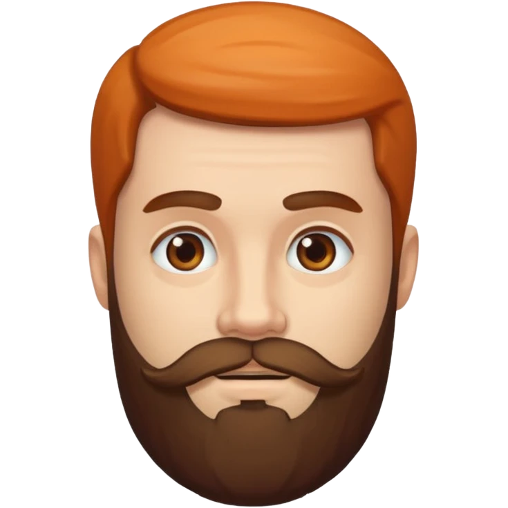 portrait of a bearded man emoji