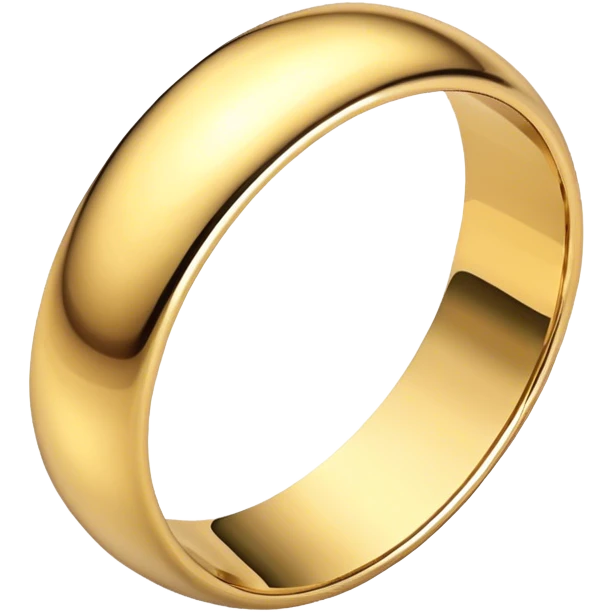 Gold wedding band emoji