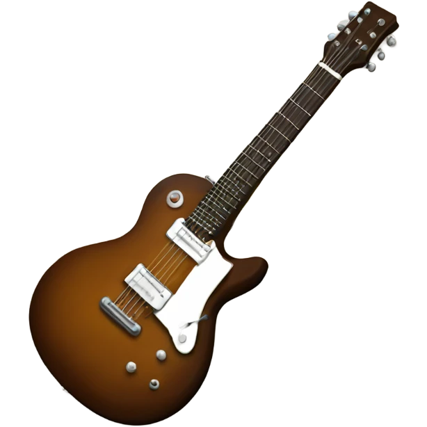 brown electric guitar emoji