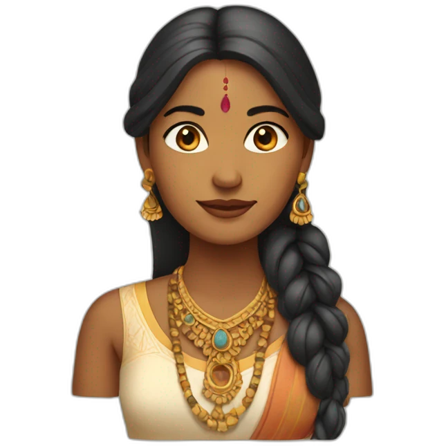 Femme indienne emoji