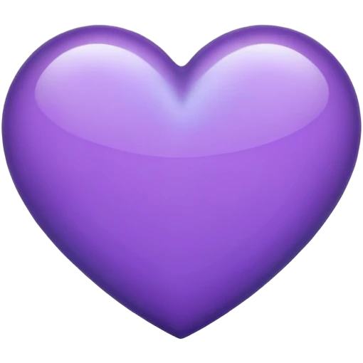 Bluish Purple Heart emoji