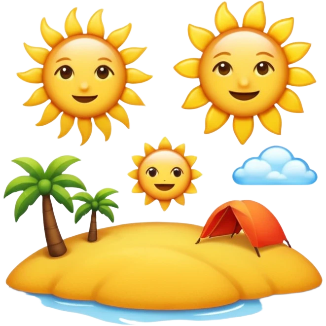 Sunny days ahead emoji