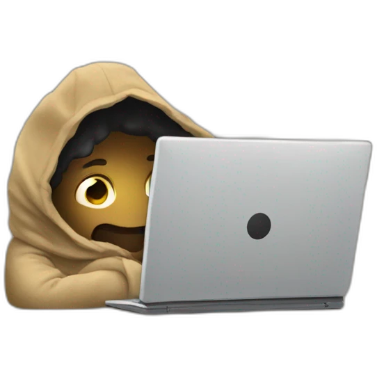 hiding from coworkers emoji