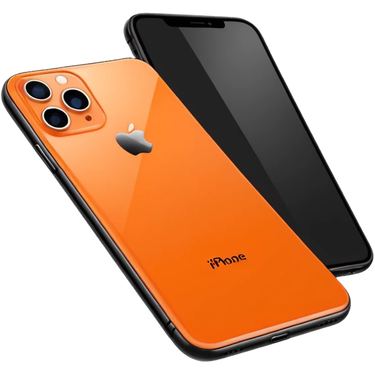 Iphone 17 pro max orange color emoji