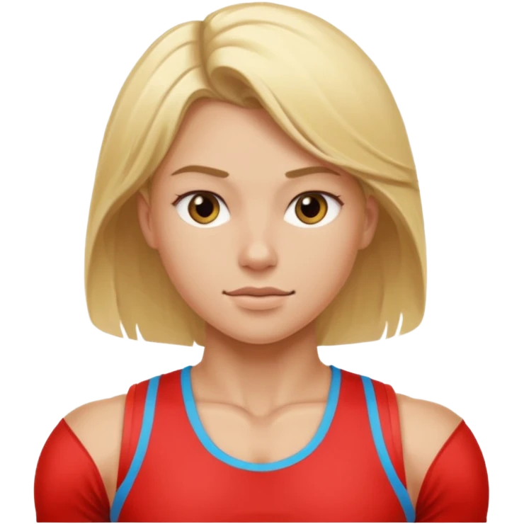 blonde athlete emoji