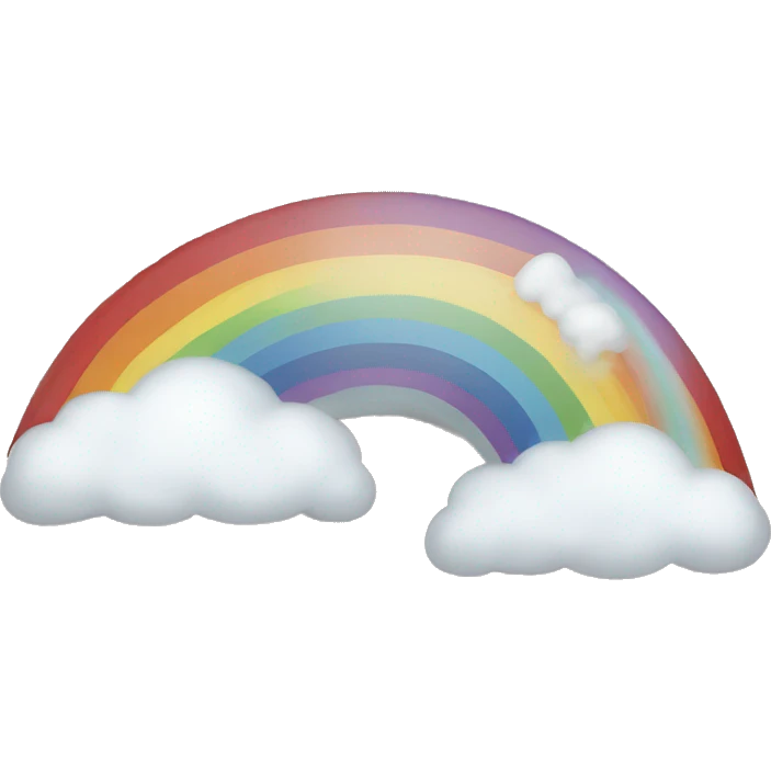 white rainbow emoji