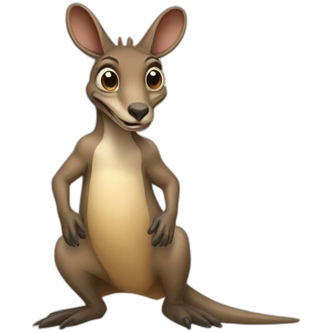 kangaroo gator emoji