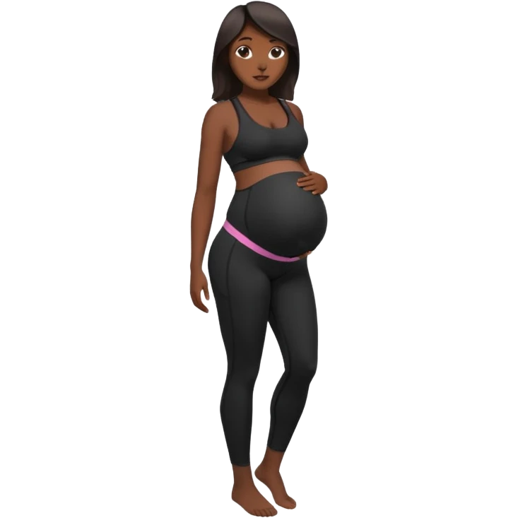 lego 
legging brassière noir gonflé ventre femme emoji