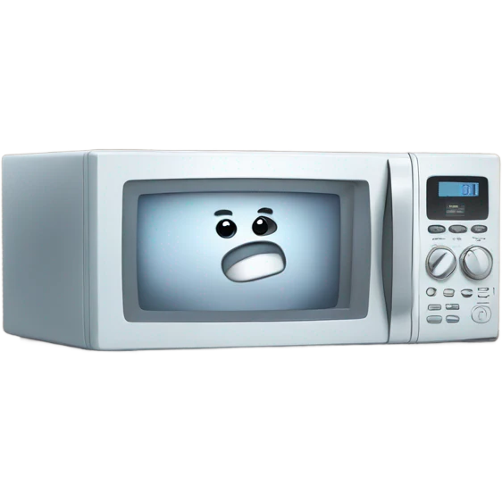 Ice spice holding a microwave  emoji