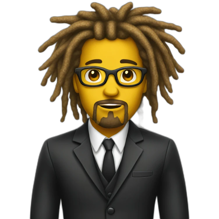 mustard-business-punk-dreadlocks emoji