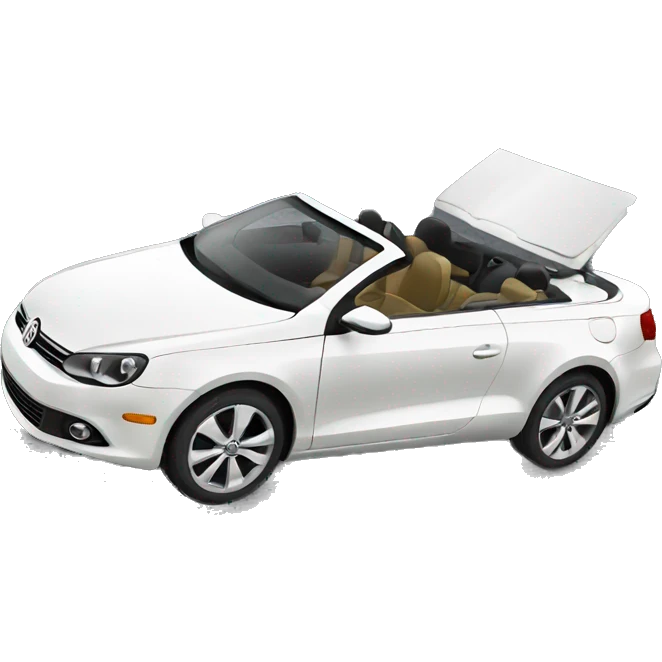 white VW Eos emoji