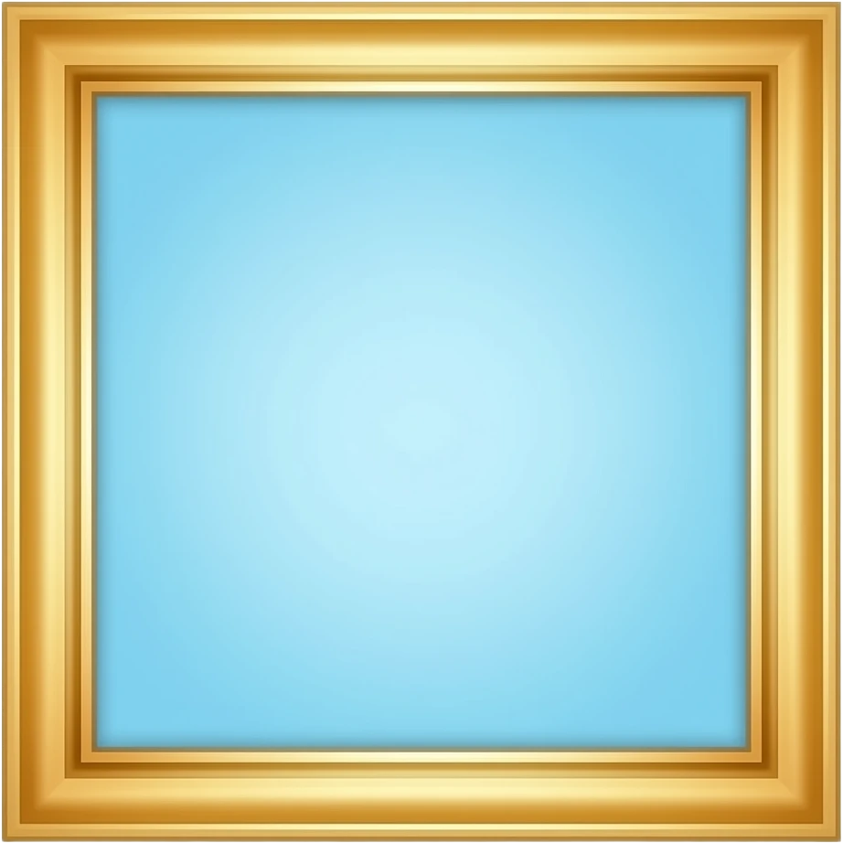 blue yellow Before–after frame template inspired by Barbie colour pallete emoji