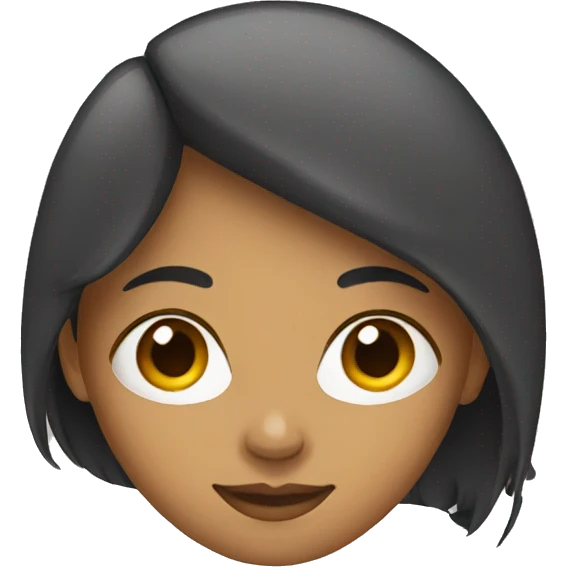 Female face profile emoji