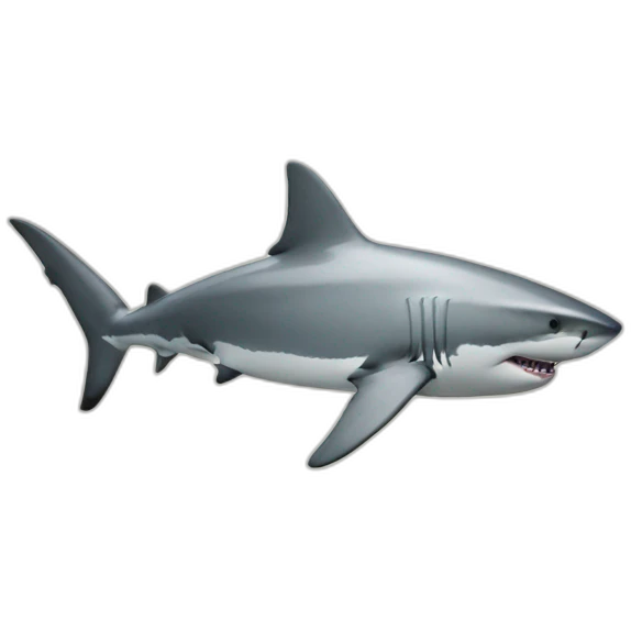 white shark emoji