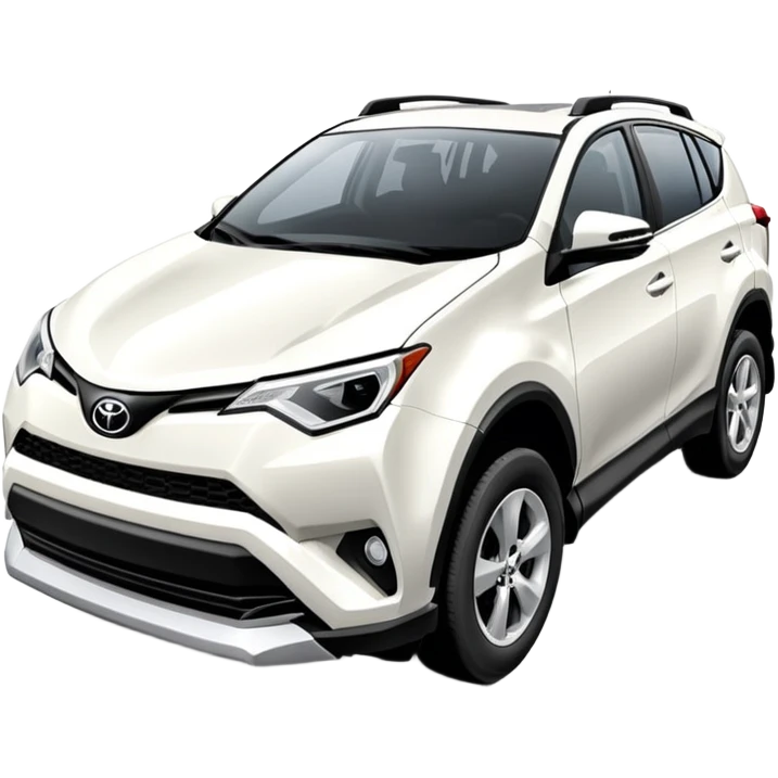 white toyota rav 4 emoji
