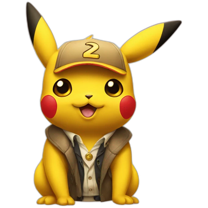 rich pikachu emoji