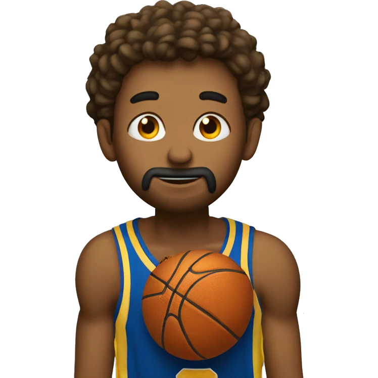 Missed a basketball shot emoji