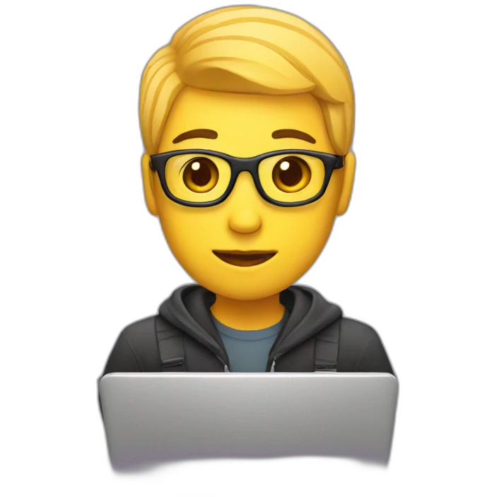 coder with laptop emoji