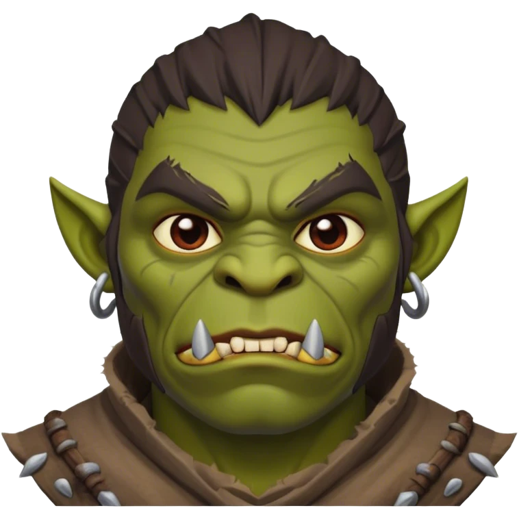 dnd orc wearing cloth emoji
