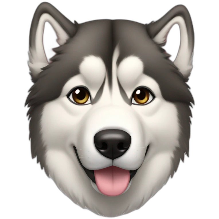 Cue Female Alaskan malamute emoji