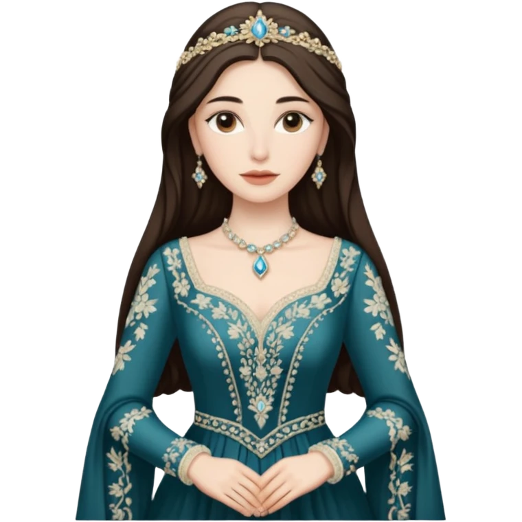 Hande Erçel as a lady from game of thrones from Starfall.  emoji