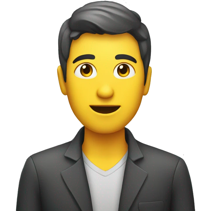 A person calling for taxi emoji