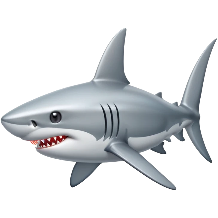 Shark with laser beam on head emoji