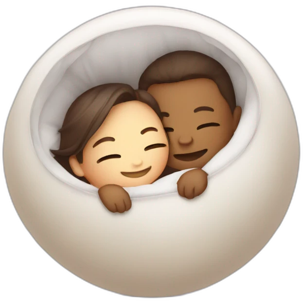 love in a cuddle ball emoji