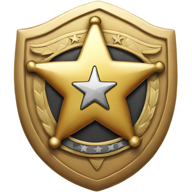 sheriff badge emoji