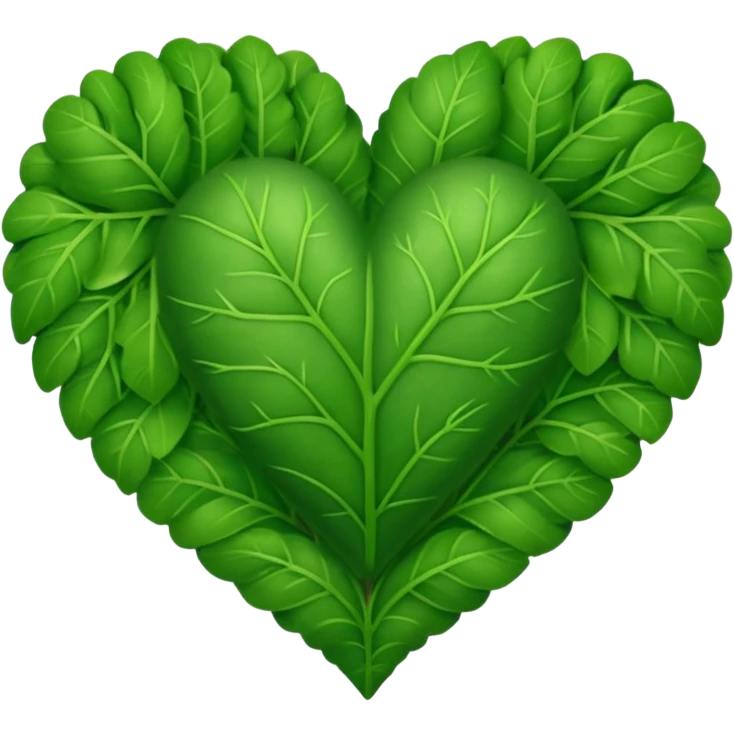 nature themed heart emoji