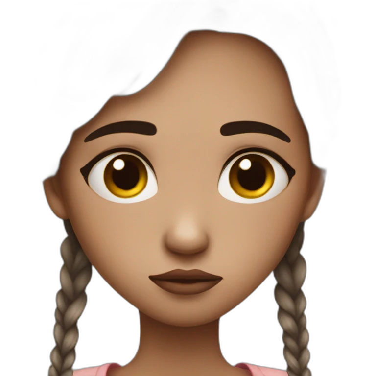 Triste fille emoji