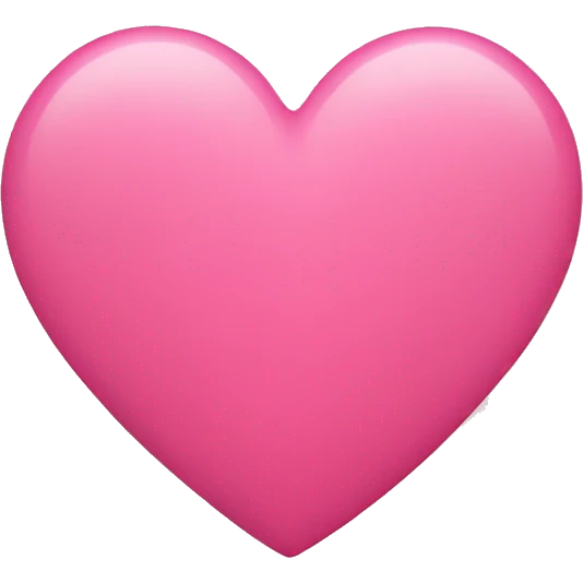Pink heart  emoji