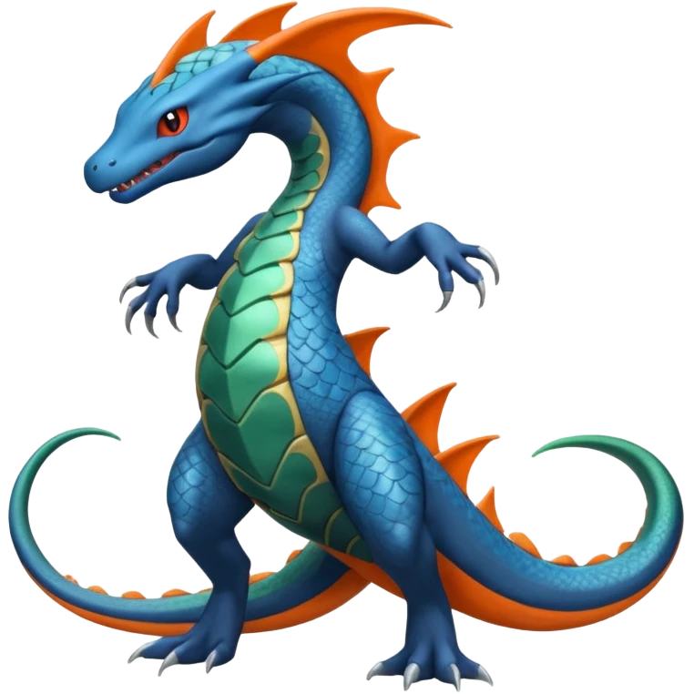 Salandit-Salamence-Cresselia-Zygarde-Fakémon-fusion, full body emoji