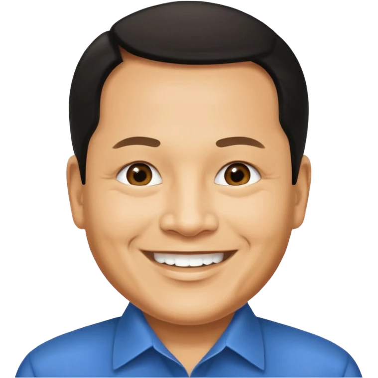 prabowo with text "oke gas" emoji