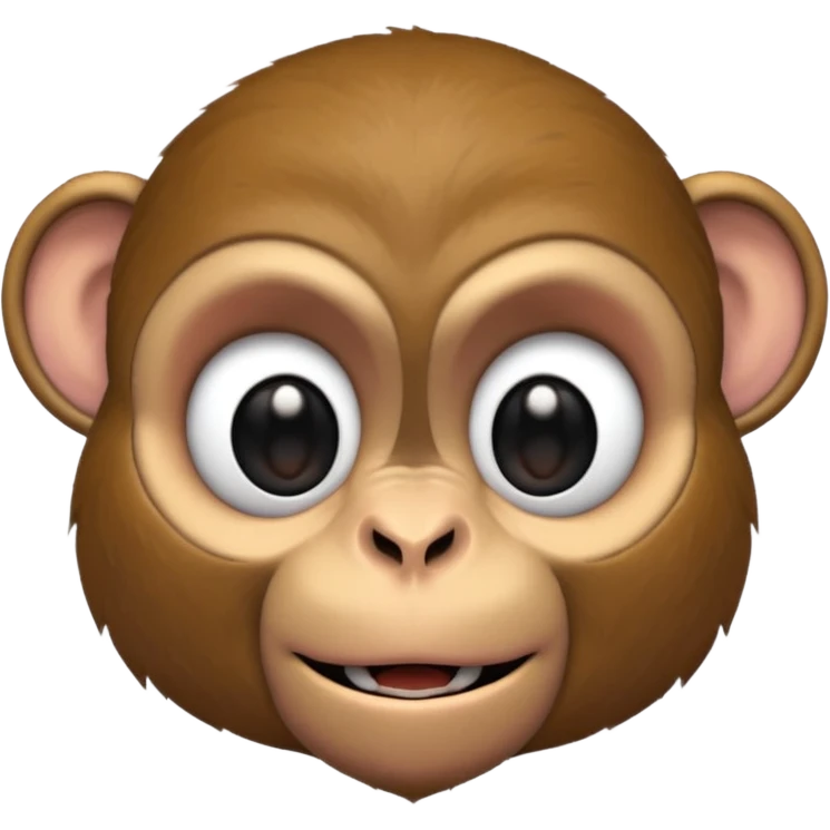 monkey with a black eye from a punch emoji