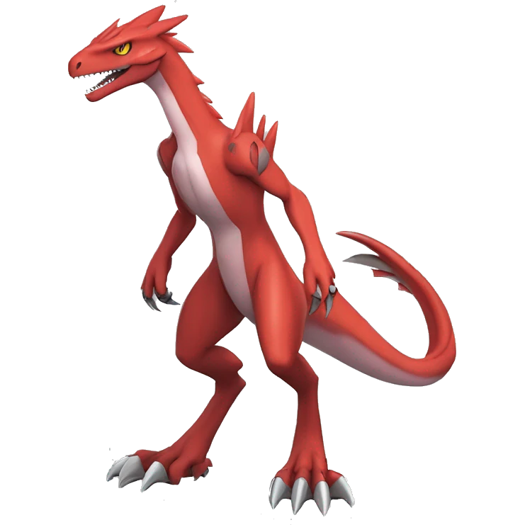  Cool Edgy Digimon-Fakemon-Guilmon-Genesect-Velociraptor-Dragon full body emoji