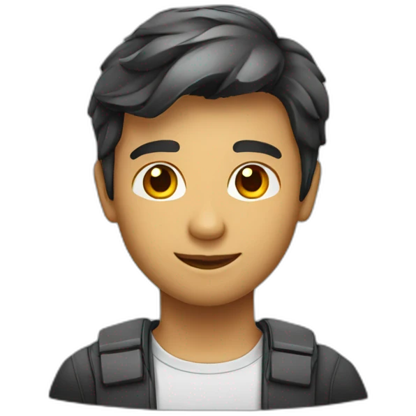 Handsome software engineer boy emoji