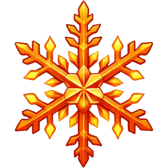 fiery snowflake emoji