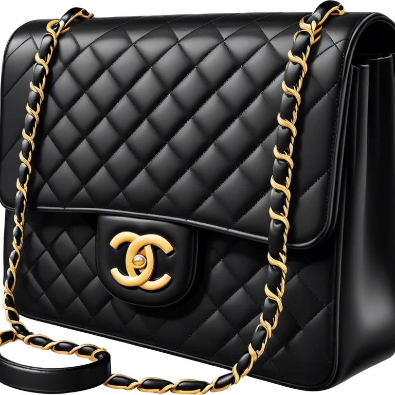 Chanel Classic Flap Bag Black emoji